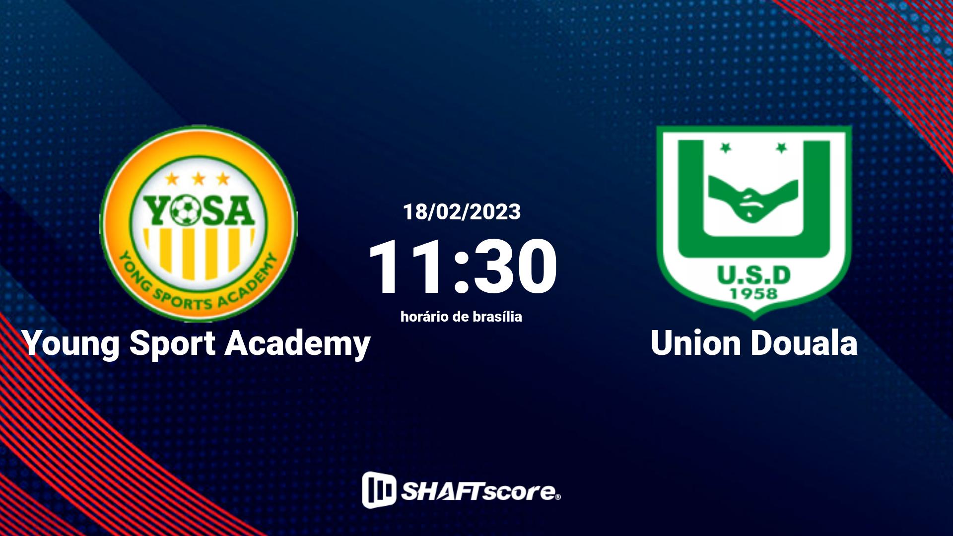 Estatísticas do jogo Young Sport Academy vs Union Douala 18.02 11:30