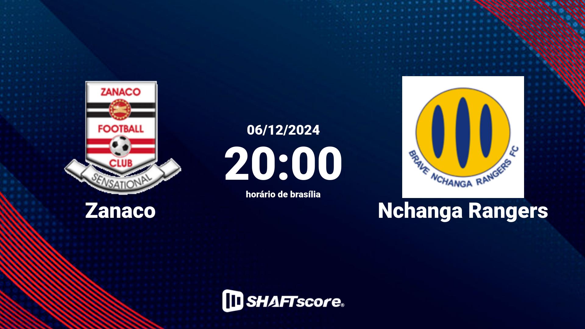 Estatísticas do jogo Zanaco vs Nchanga Rangers 06.12 20:00