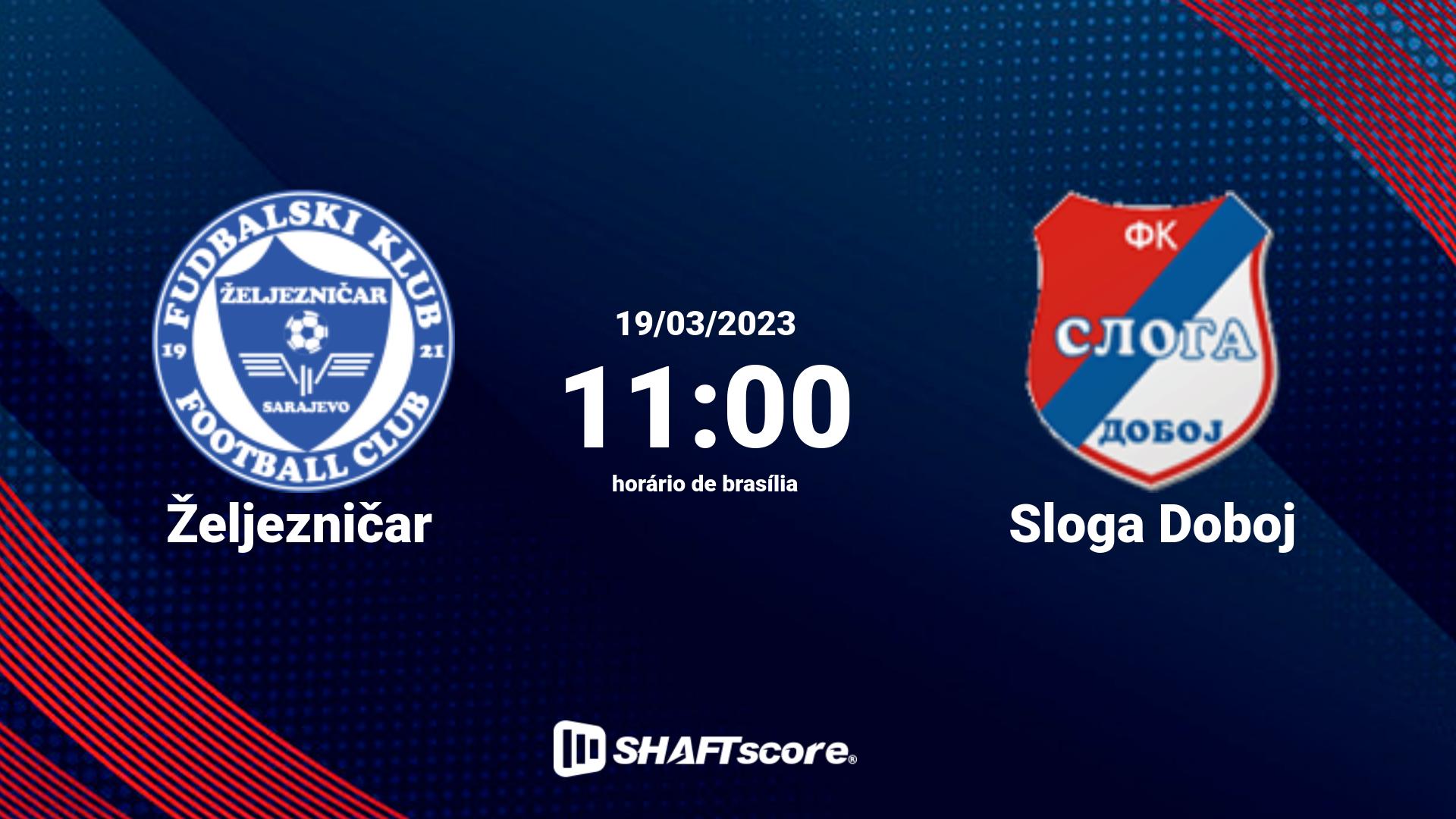 Estatísticas do jogo Željezničar vs Sloga Doboj 19.03 11:00