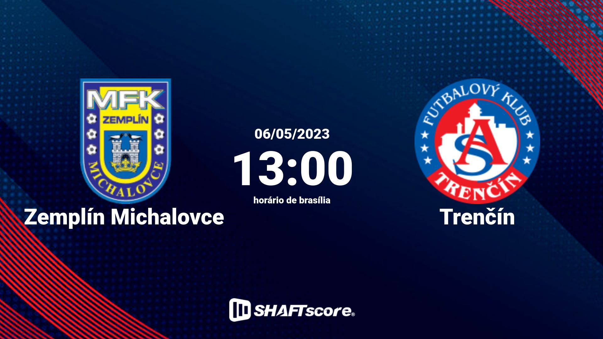 Estatísticas do jogo Zemplín Michalovce vs Trenčín 06.05 13:00