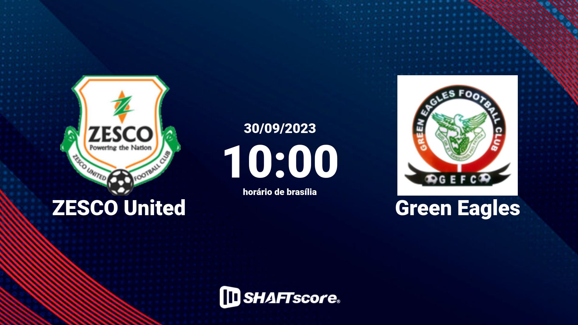 Estatísticas do jogo ZESCO United vs Green Eagles 30.09 10:00