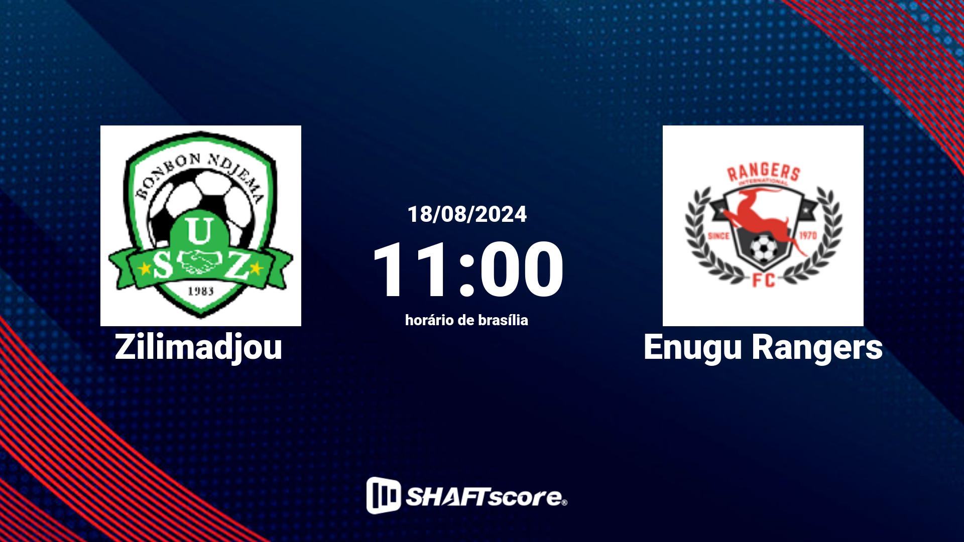 Estatísticas do jogo Zilimadjou vs Enugu Rangers 18.08 11:00