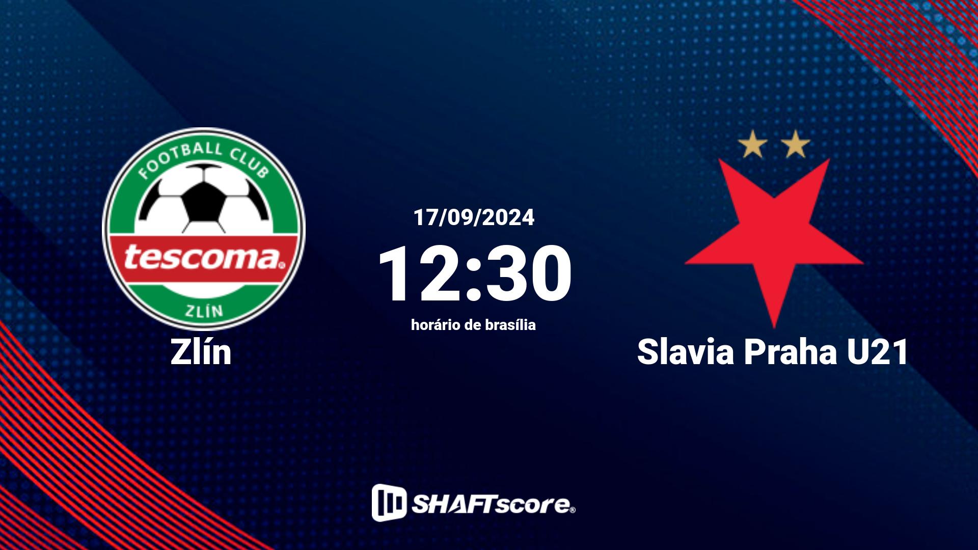 Estatísticas do jogo Zlín vs Slavia Praha U21 17.09 12:30