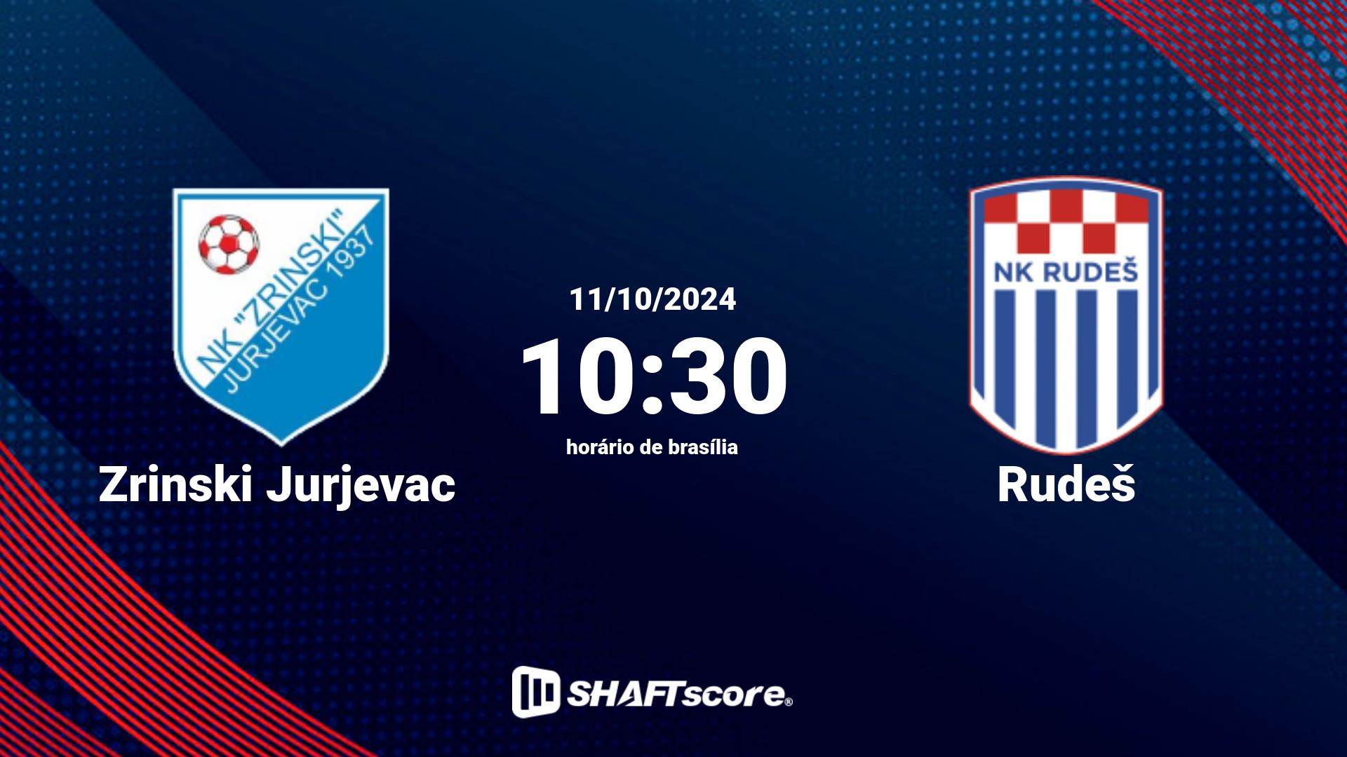 Estatísticas do jogo Zrinski Jurjevac vs Rudeš 11.10 10:30