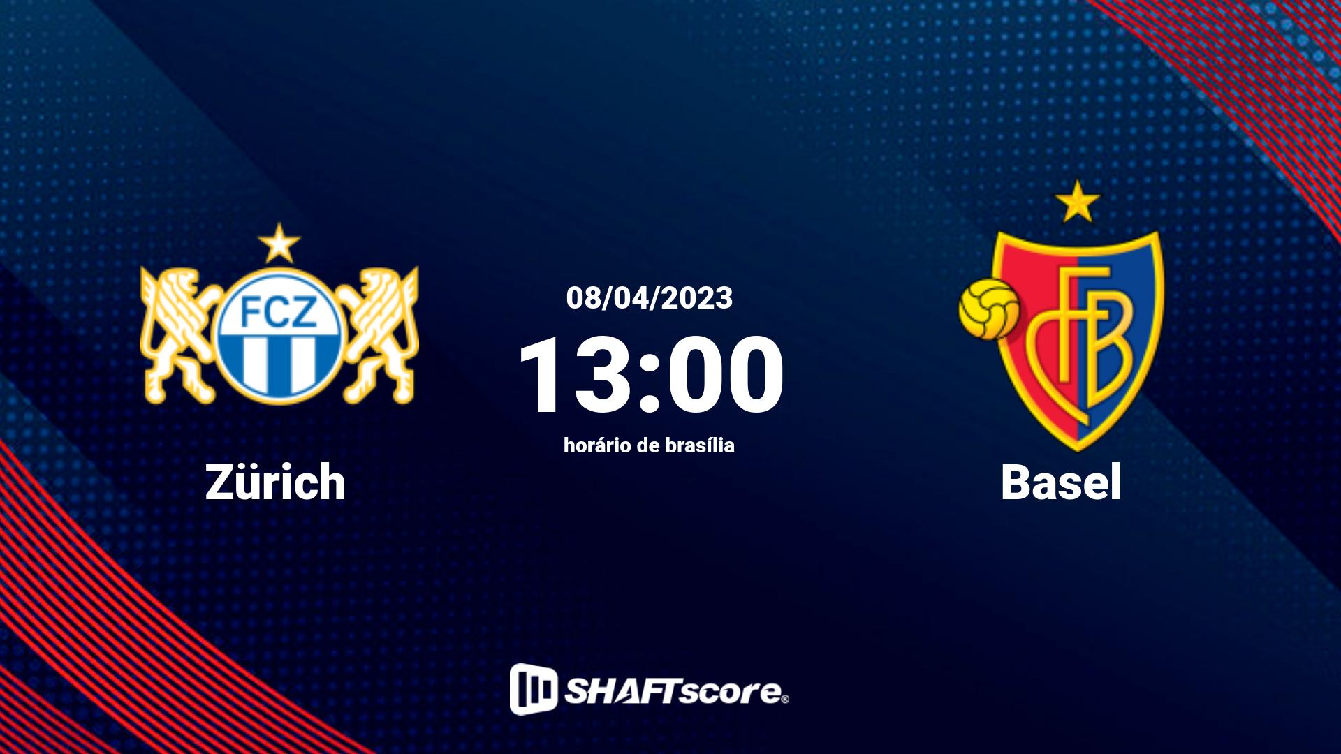 Estatísticas do jogo Zürich vs Basel 08.04 13:00