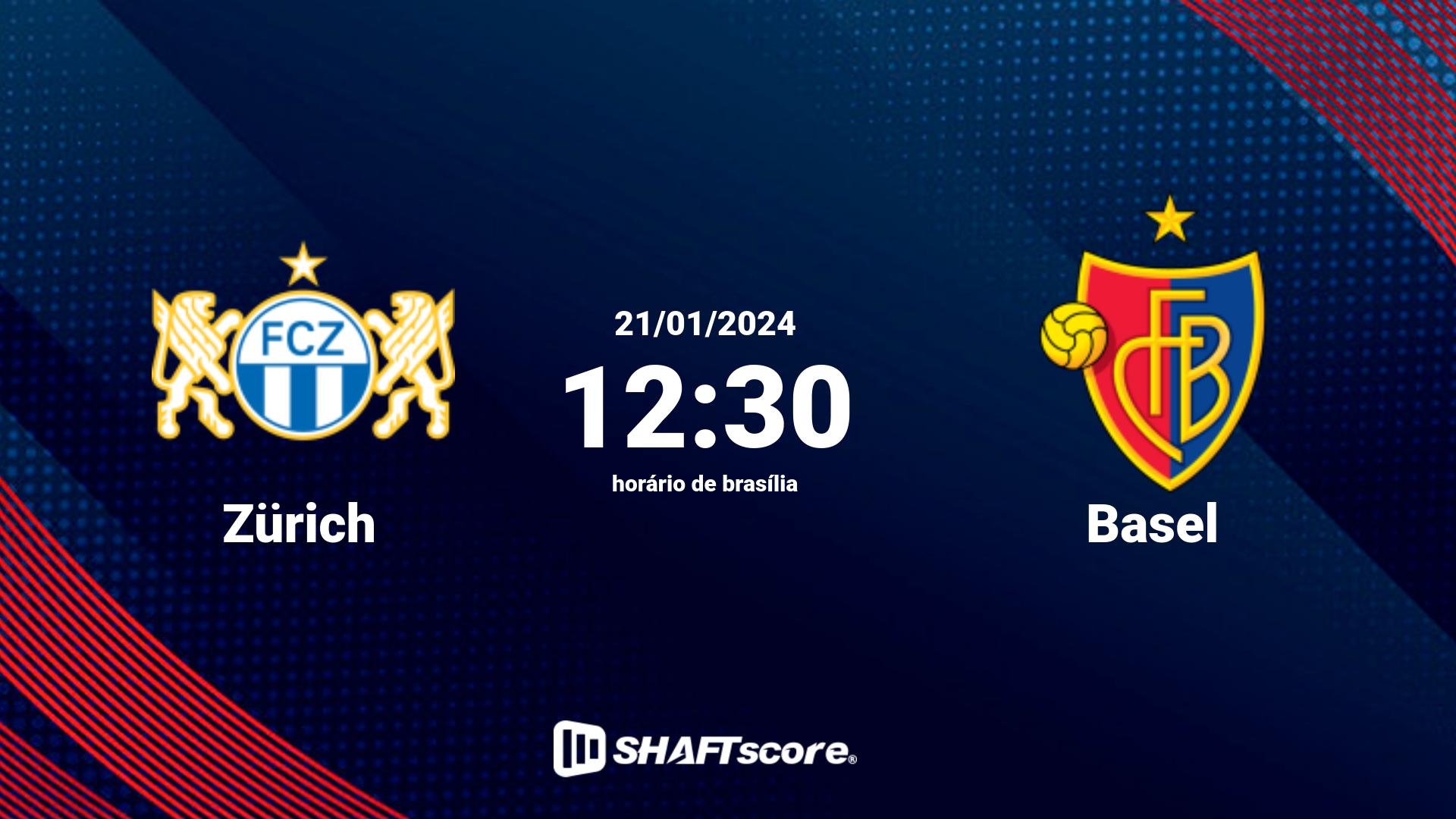 Estatísticas do jogo Zürich vs Basel 21.01 12:30