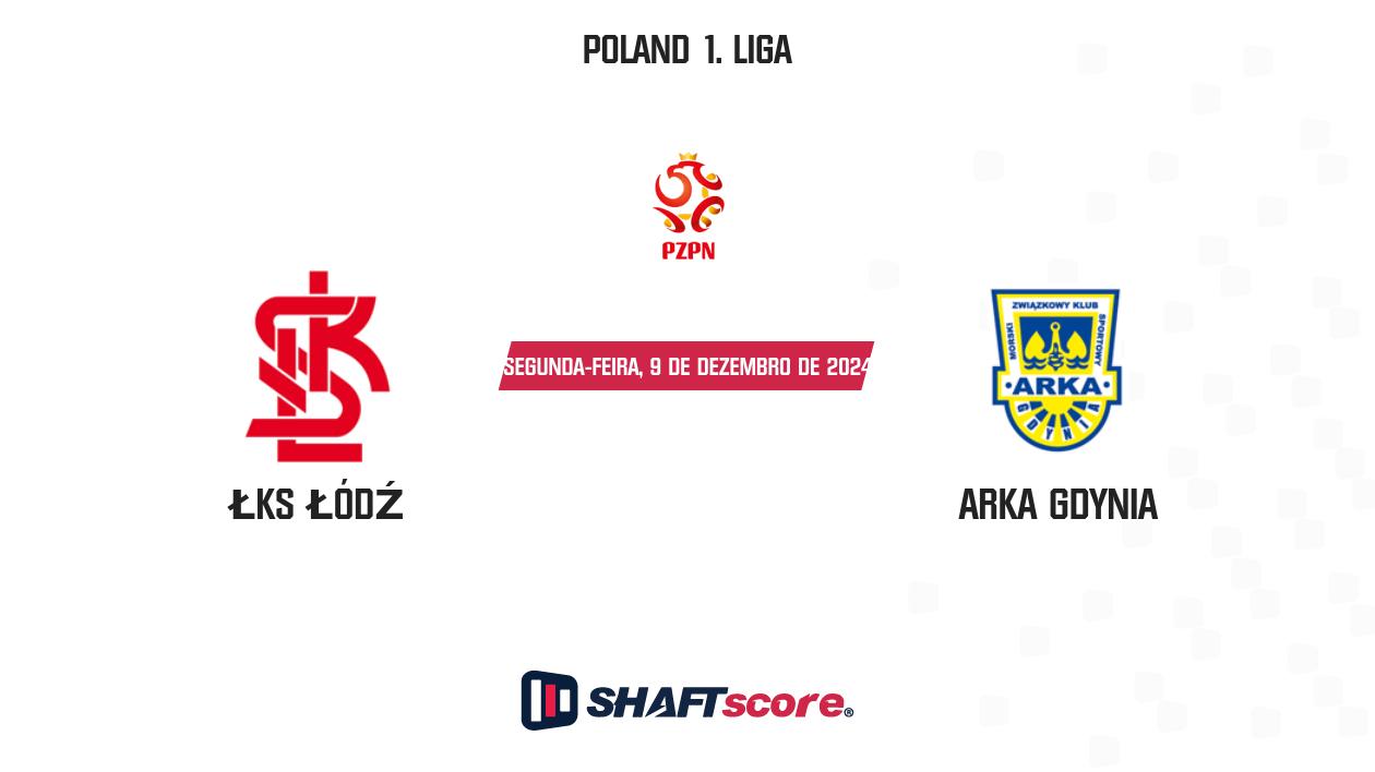 Palpite: ŁKS Łódź vs Arka Gdynia