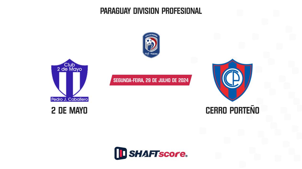 Palpite: 2 de Mayo vs Cerro Porteño