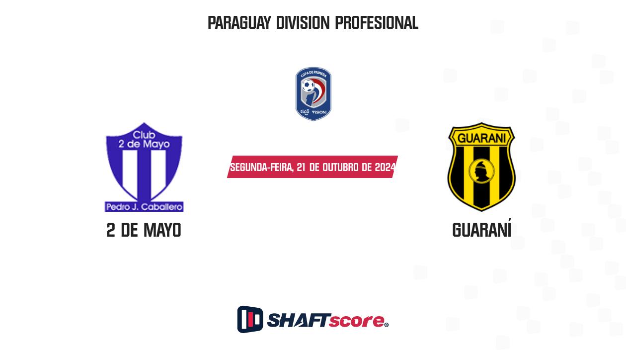 Palpite: 2 de Mayo vs Guaraní