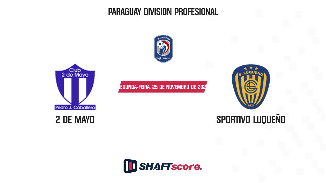 Palpite: 2 de Mayo vs Sportivo Luqueño