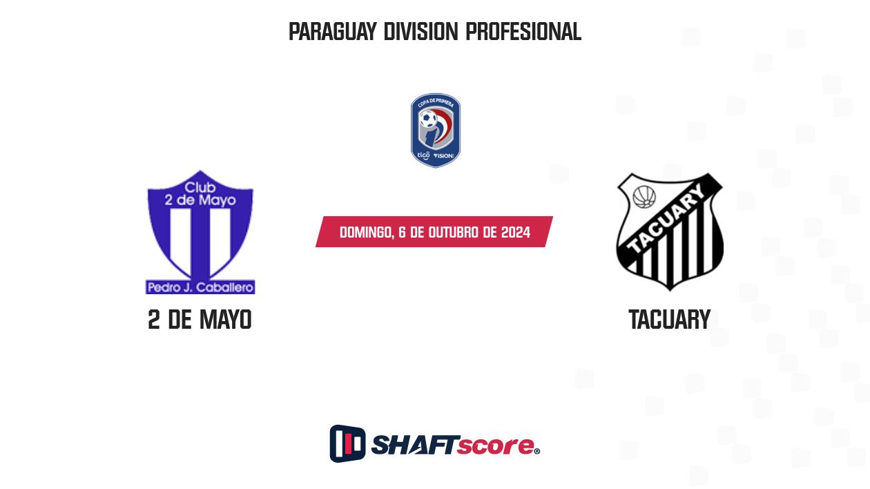 Palpite: 2 de Mayo vs Tacuary