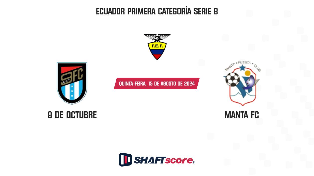 Palpite: 9 de Octubre vs Manta FC