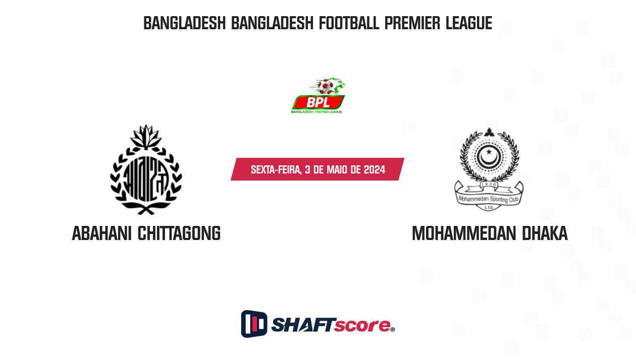 Palpite: Abahani Chittagong vs Mohammedan Dhaka
