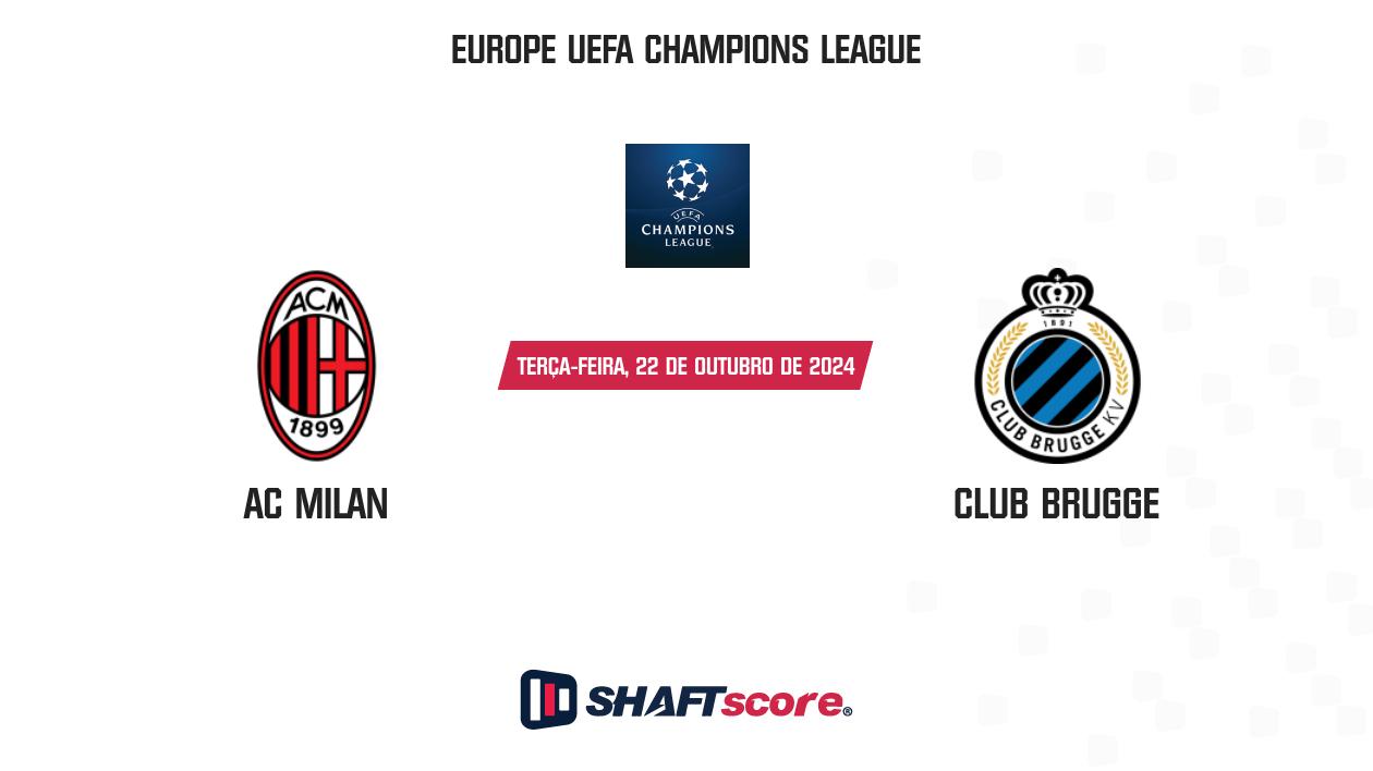 Palpite: AC Milan vs Club Brugge