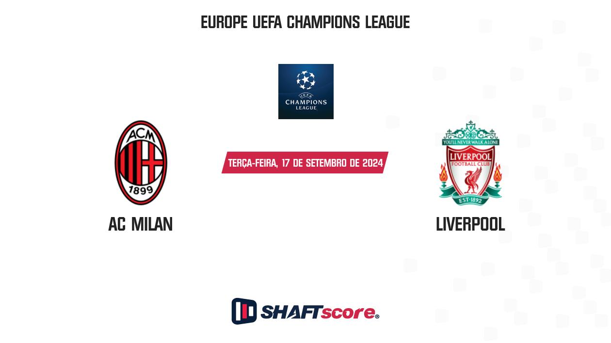 Palpite: AC Milan vs Liverpool