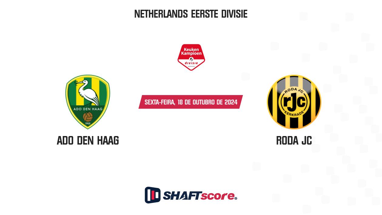 Palpite: ADO Den Haag vs Roda JC