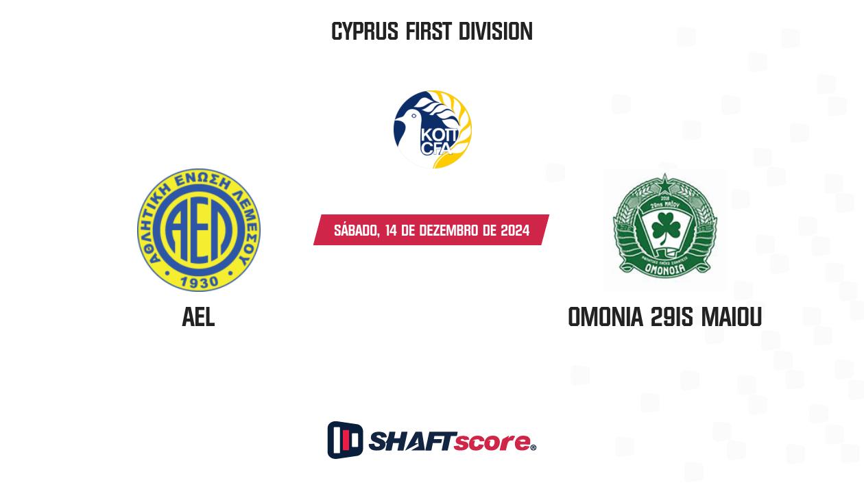 Palpite: AEL vs Omonia 29is Maiou