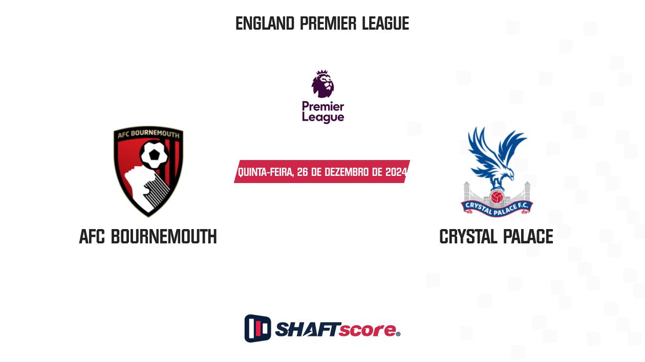 Palpite: AFC Bournemouth vs Crystal Palace