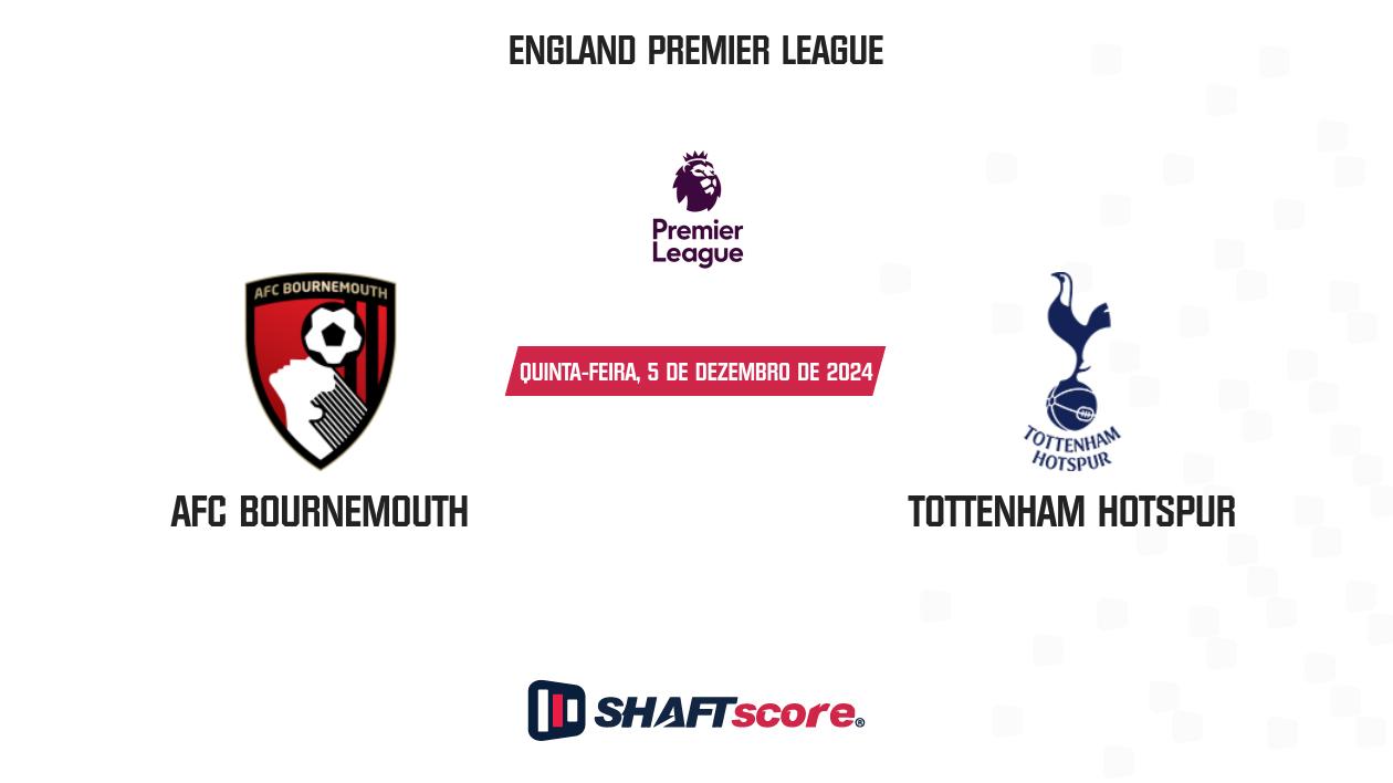 Palpite: AFC Bournemouth vs Tottenham Hotspur