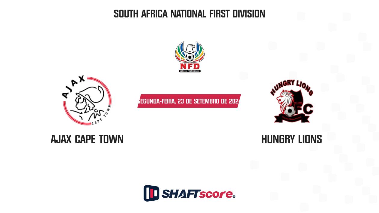 Palpite: Ajax Cape Town vs Hungry Lions