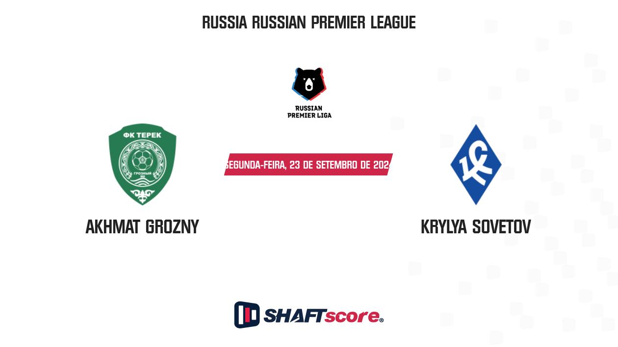 Palpite: Akhmat Grozny vs Krylya Sovetov