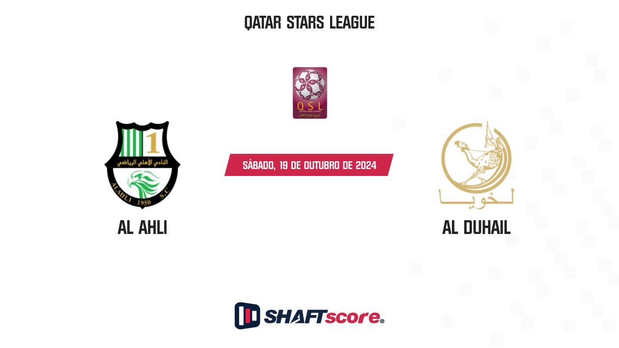 Palpite: Al Ahli vs Al Duhail