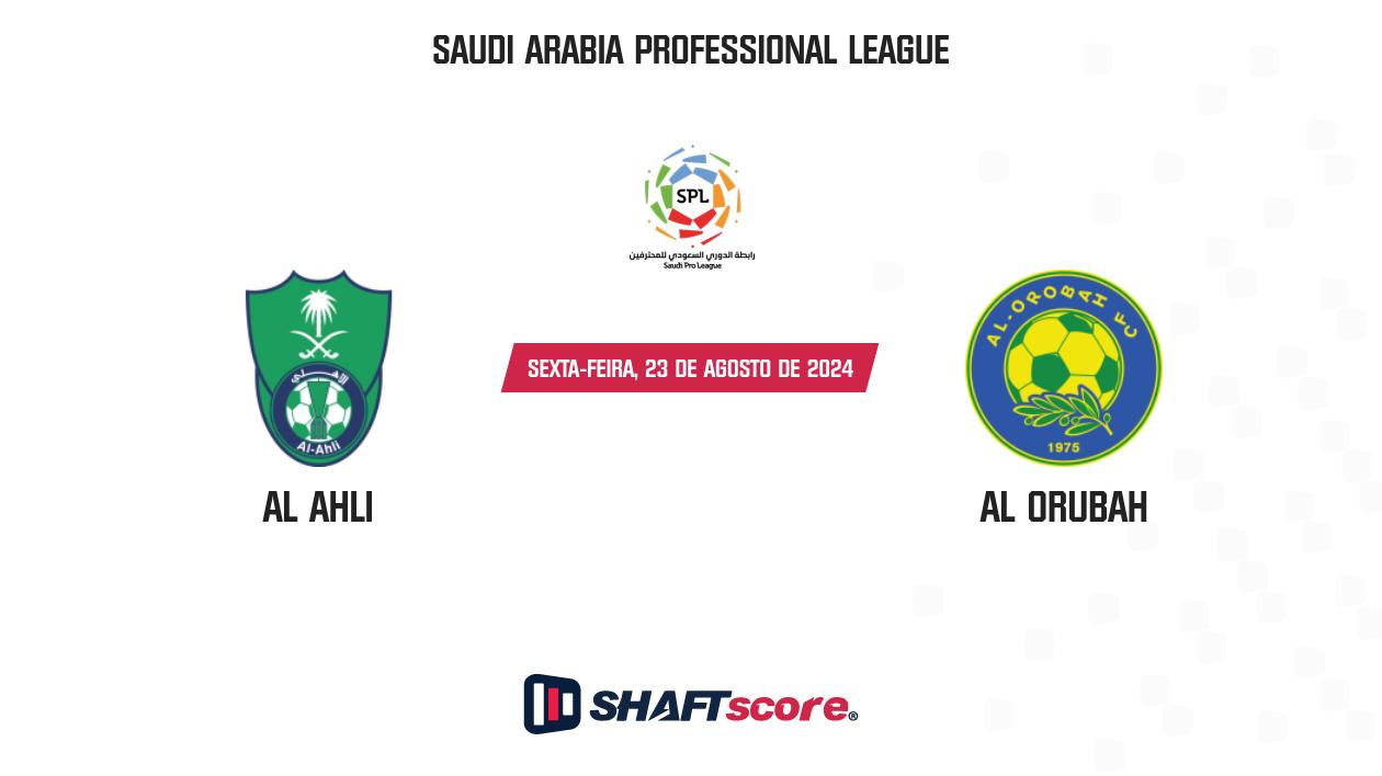 Palpite: Al Ahli vs Al Orubah