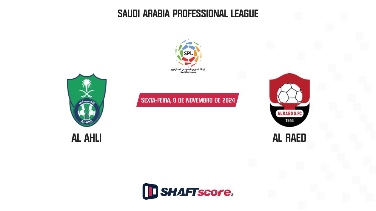 Palpite: Al Ahli vs Al Raed