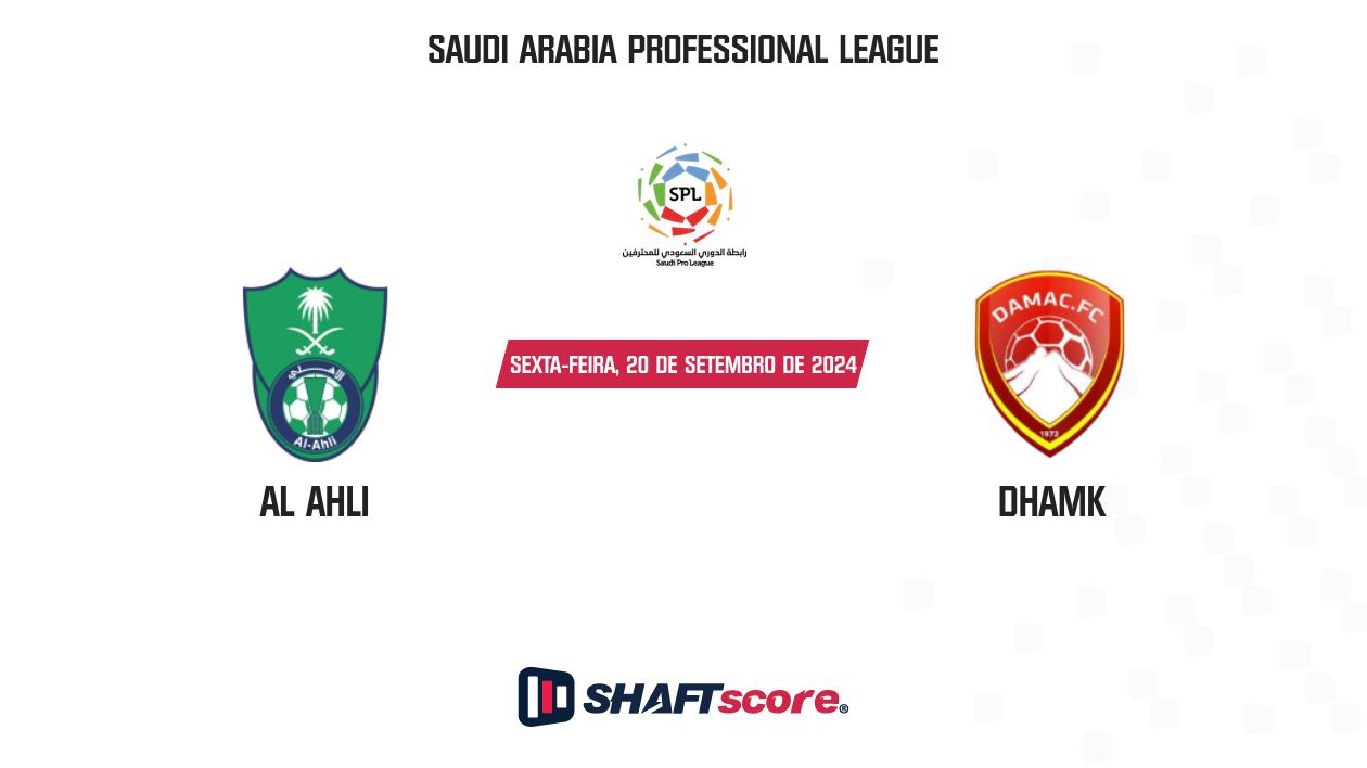 Palpite: Al Ahli vs Dhamk