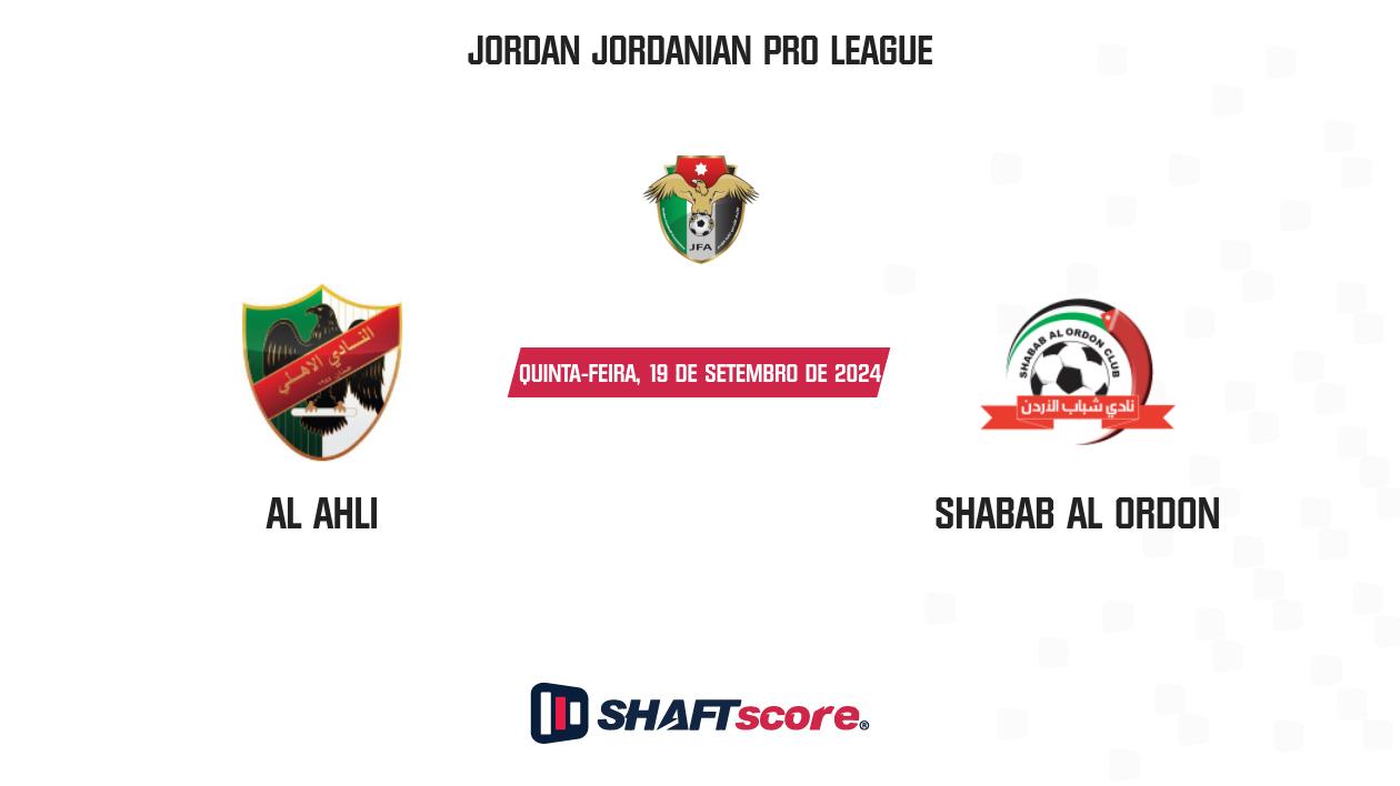 Palpite: Al Ahli vs Shabab Al Ordon