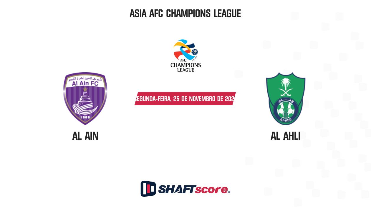 Palpite: Al Ain vs Al Ahli