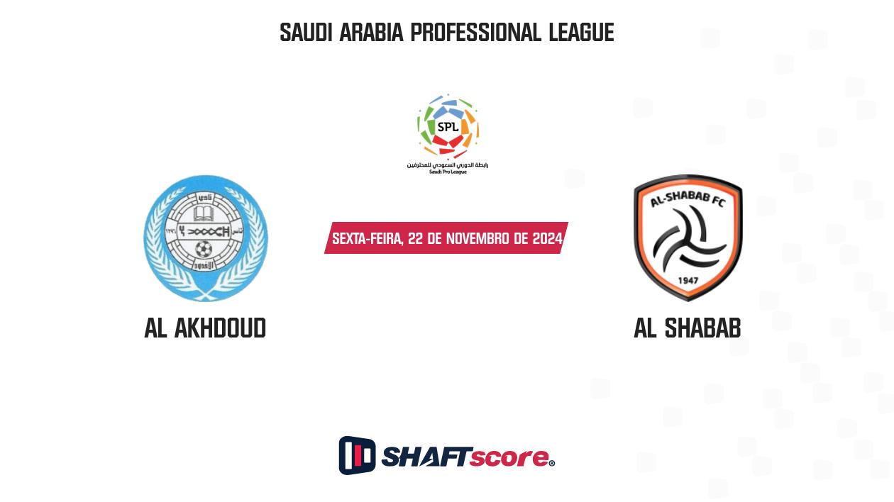 Palpite: Al Akhdoud vs Al Shabab