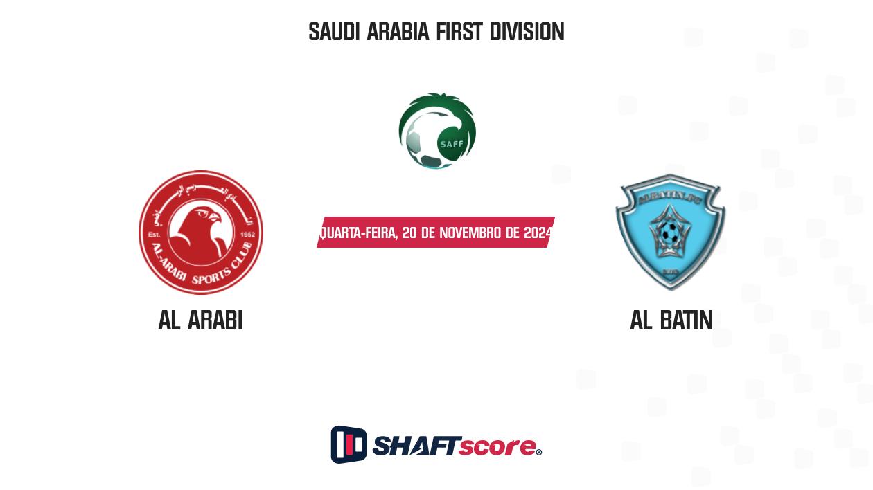 Palpite: Al Arabi vs Al Batin