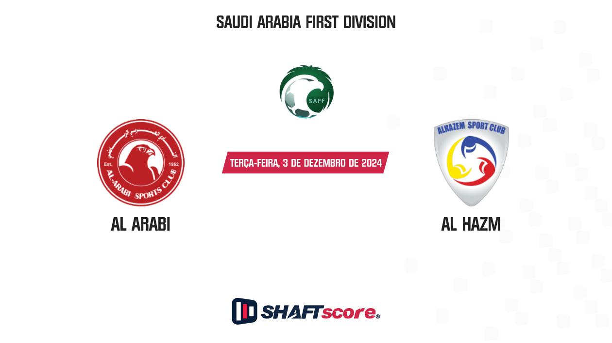 Palpite: Al Arabi vs Al Hazm