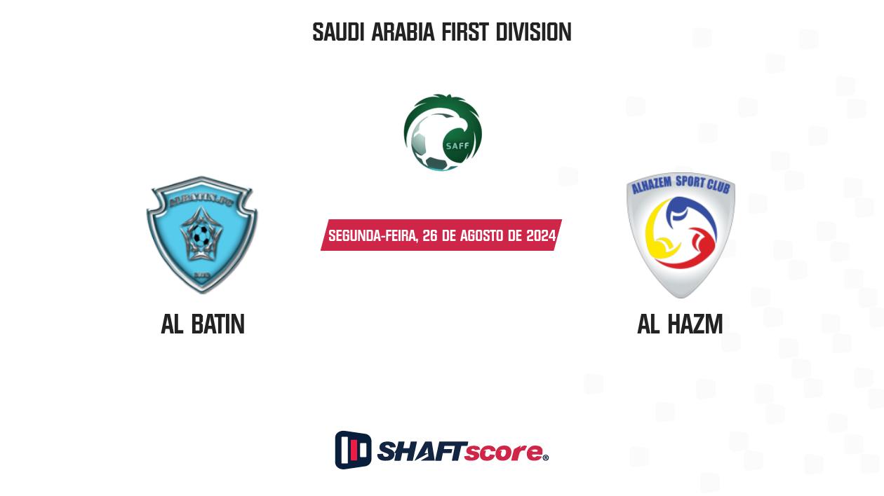 Palpite: Al Batin vs Al Hazm