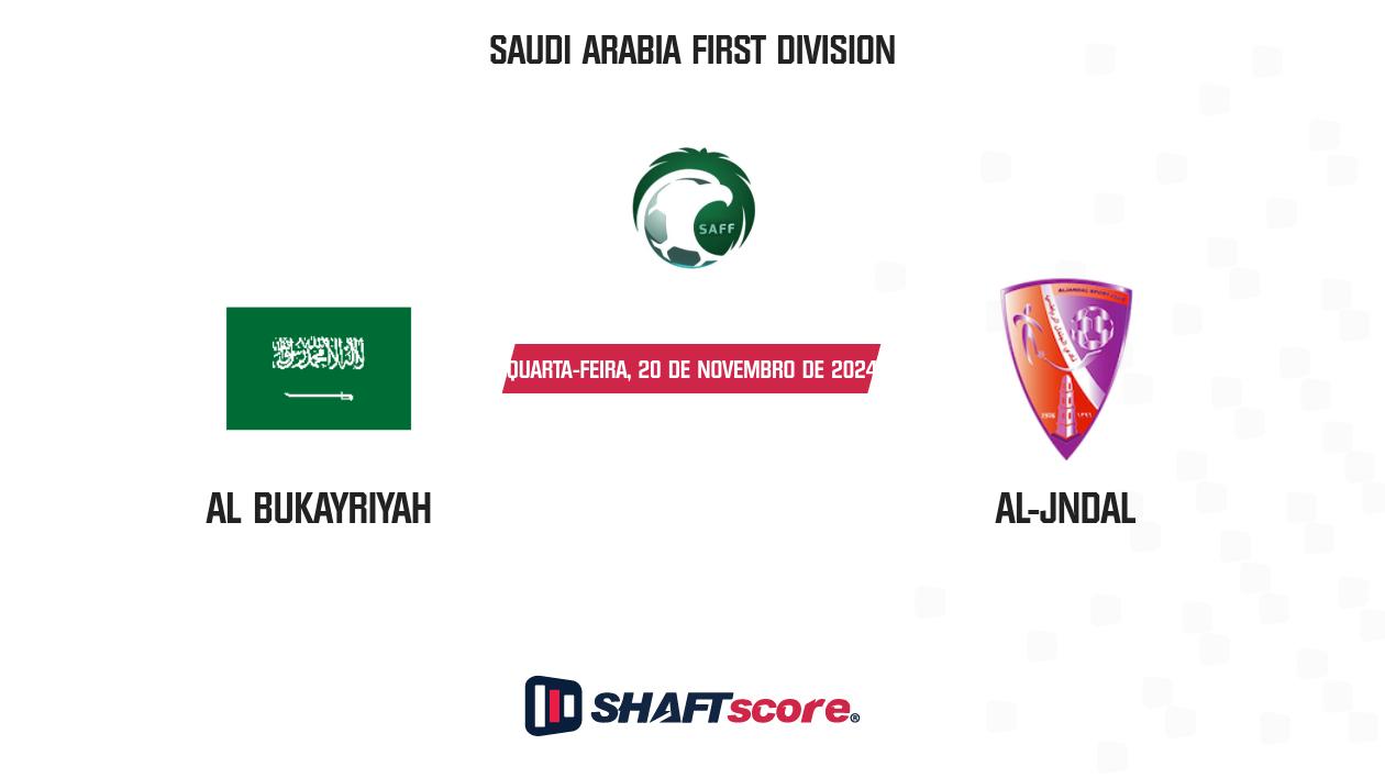 Palpite: Al Bukayriyah vs Al-Jndal