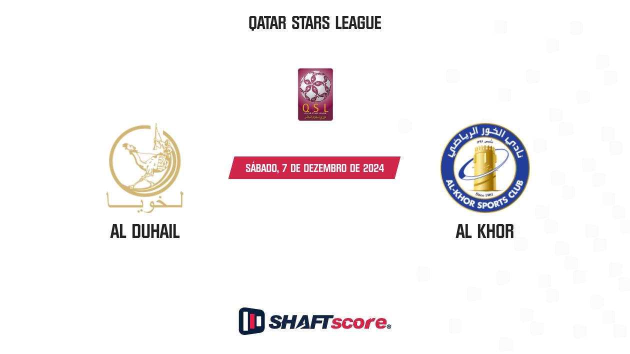 Palpite: Al Duhail vs Al Khor