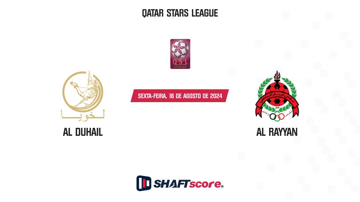 Palpite: Al Duhail vs Al Rayyan