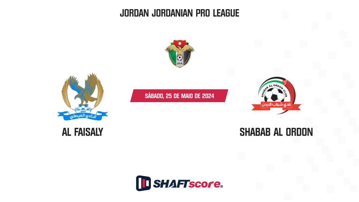 Palpite: Al Faisaly vs Shabab Al Ordon