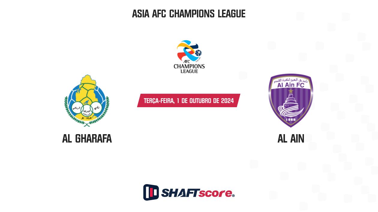 Palpite: Al Gharafa vs Al Ain