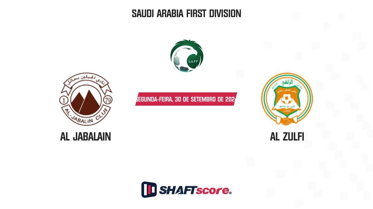 Palpite: Al Jabalain vs Al Zulfi