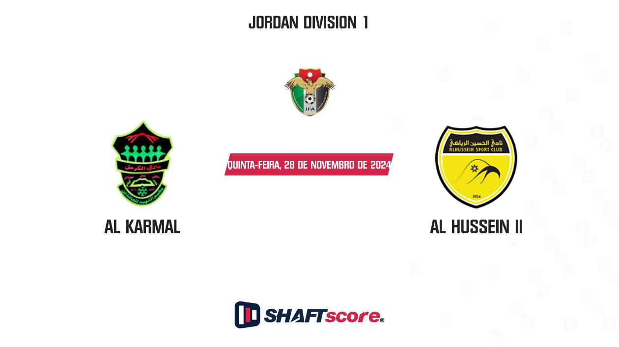 Palpite: Al Karmal vs Al Hussein II