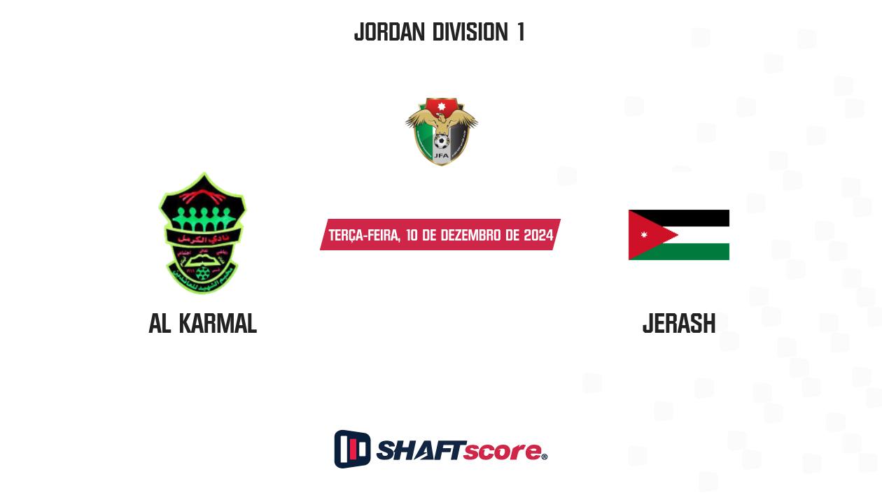 Palpite: Al Karmal vs Jerash