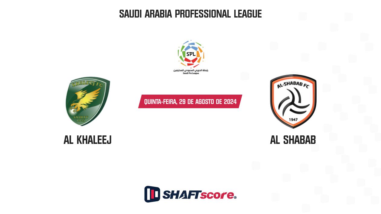 Palpite: Al Khaleej vs Al Shabab