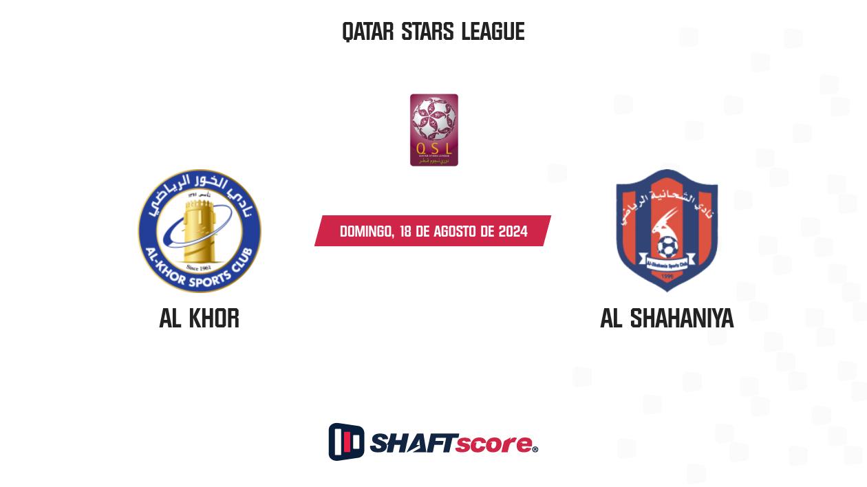 Palpite: Al Khor vs Al Shahaniya