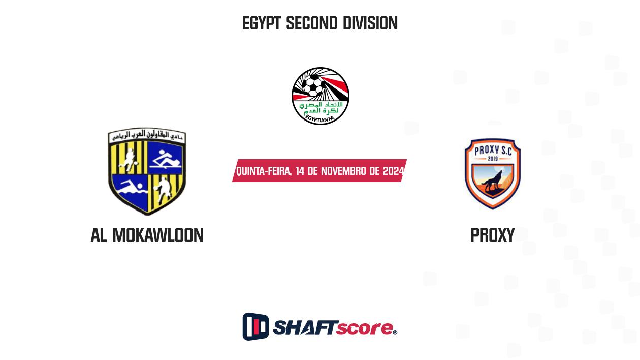 Palpite: Al Mokawloon vs Proxy