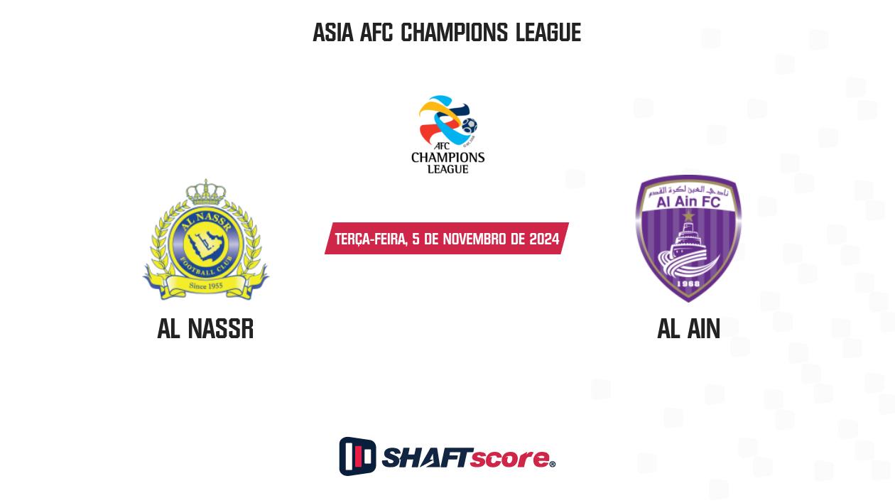 Palpite: Al Nassr vs Al Ain