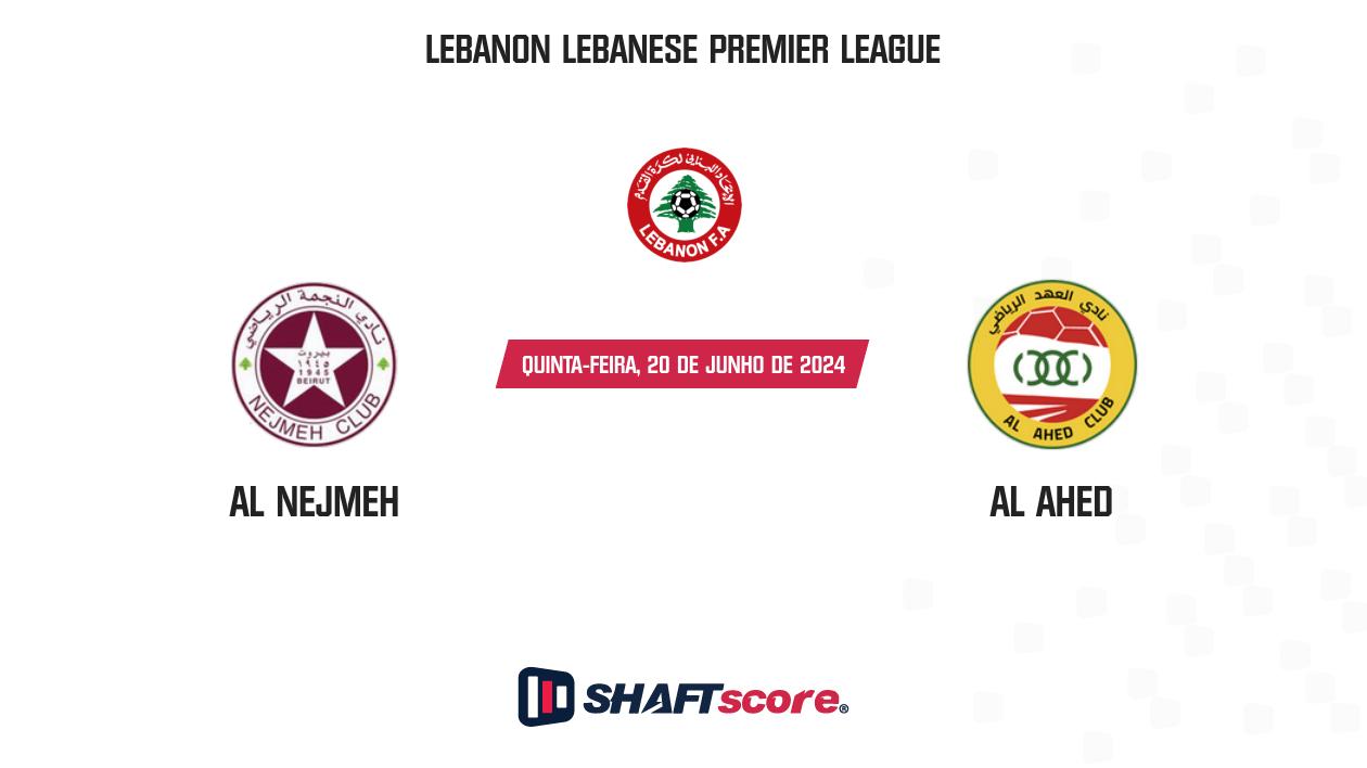 Palpite: Al Nejmeh vs Al Ahed