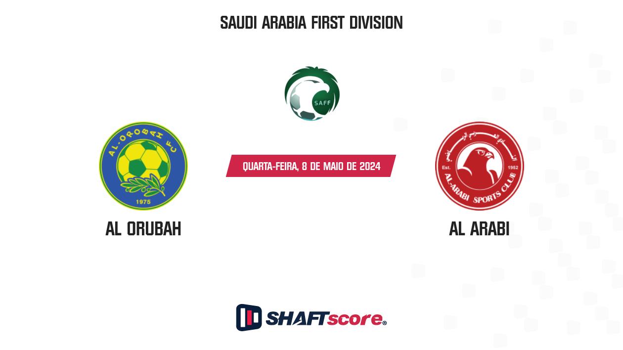 Palpite: Al Orubah vs Al Arabi