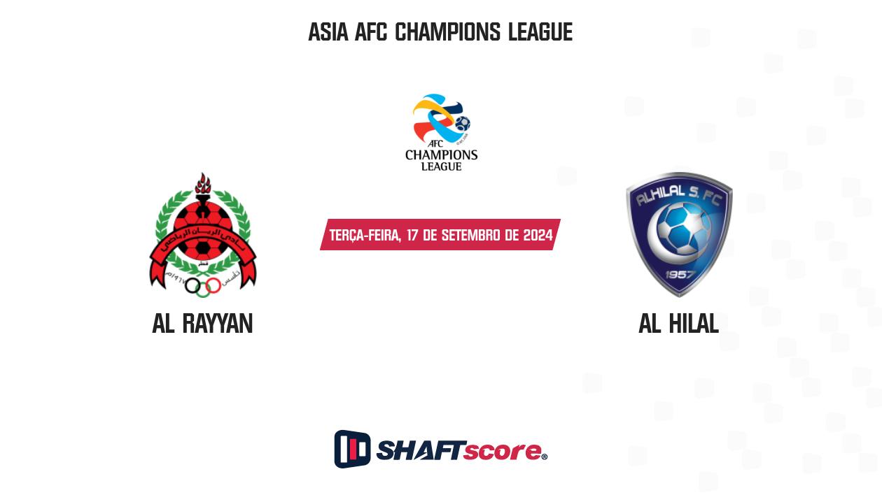 Palpite: Al Rayyan vs Al Hilal